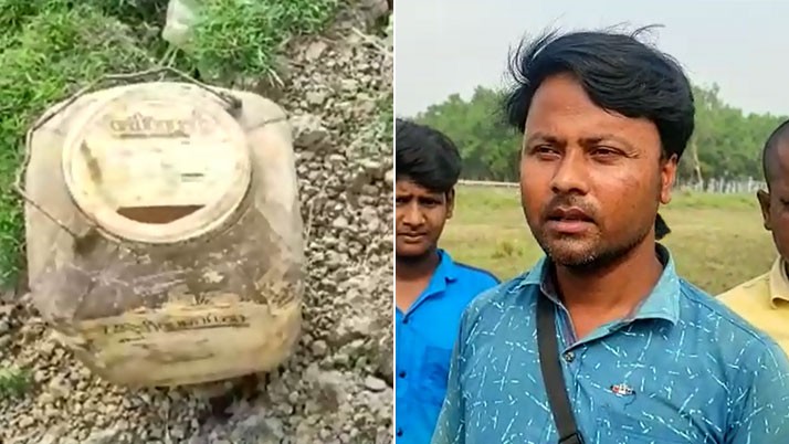 There are lots of bombs in two abandoned jars in East Burdwan