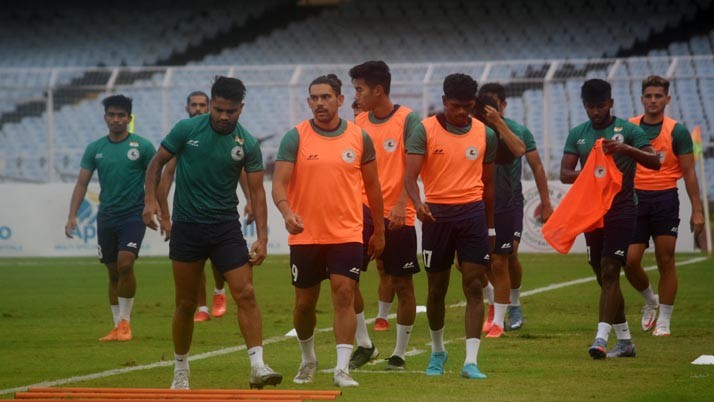 What is Juan Ferrando saying before taking to the field against Abahani?