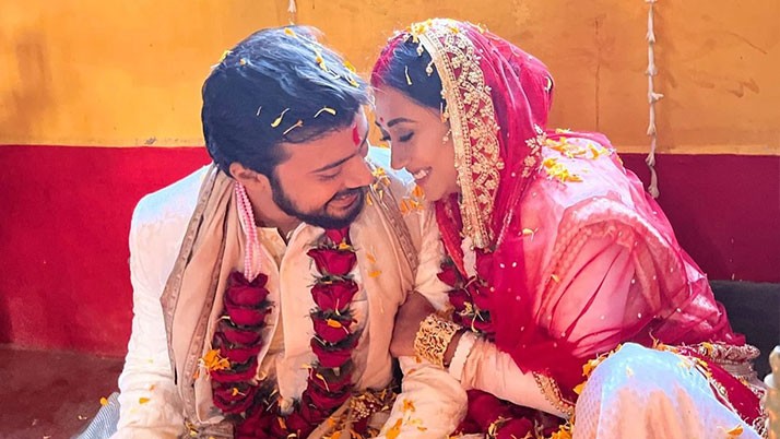Tollywood actor-actress Prantik-Ankita got married