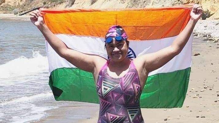 Sayani, the mermaid of Bengal, made history in Asia by conquering the Malokai Channel