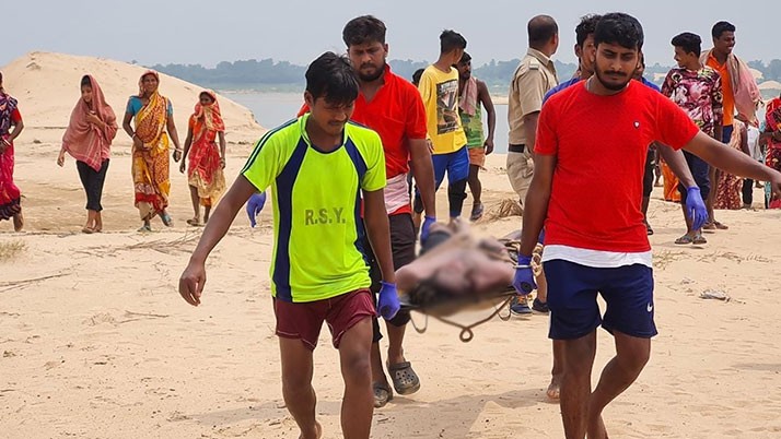 The body of the young man who drowned in Damodar vortex was recovered