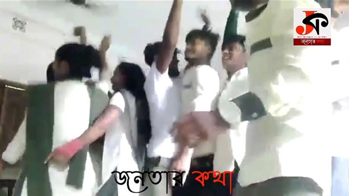 In Gangarampur, dancing in uniform inside a school classroom has gone viral