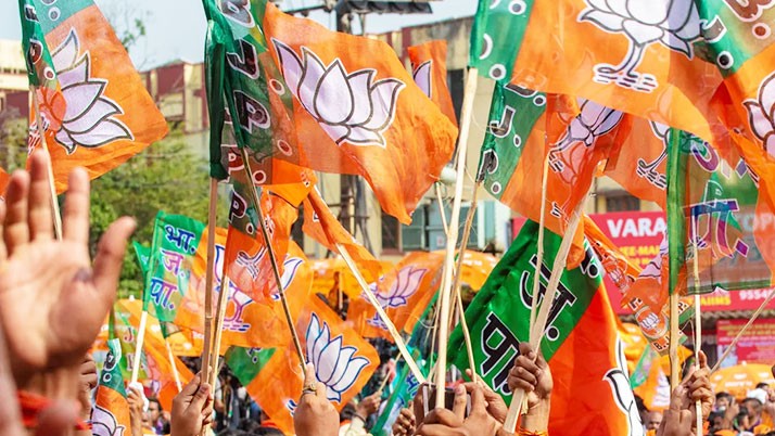 Two BJP leaders claim to keep trishul, knife, sword at home before panchayat polls