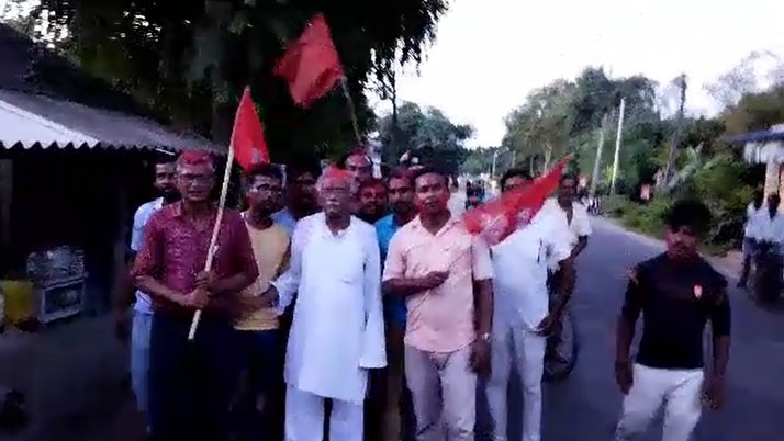 The red flag returned to Raina Purba Bardhaman, the left is seeing the light of hope