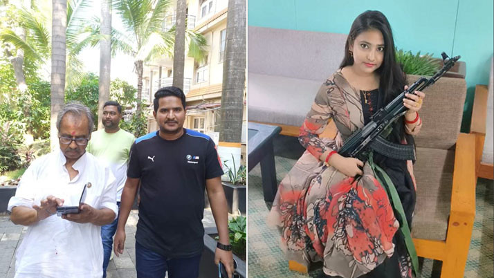 Video reel of 'sophisticated firearm' in wife's hands goes viral, former Trinamool leader in action