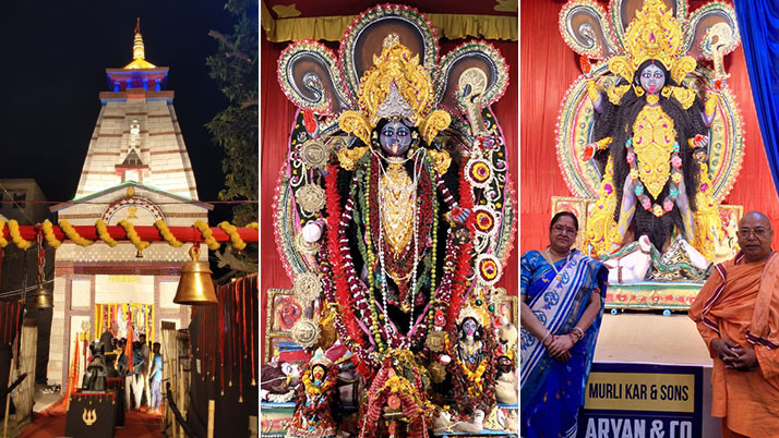 Devotees flock to see the 51-foot Kedarnath temple in Bardhaman