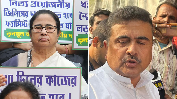 Assembly arena is full of Thieves slogans, Mamata-Suvendu duel
