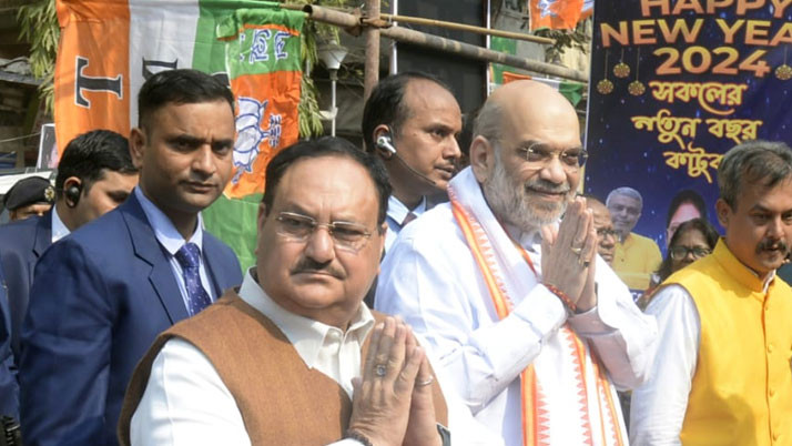 Amit Shah and J P Nadda duo on West Bengal tour, new strategy for 2024 Loksabha