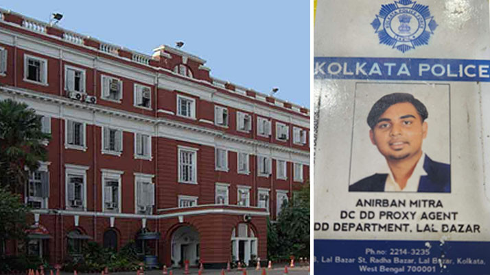 Kolkata police officer fake identity in naka checking, youth arrested