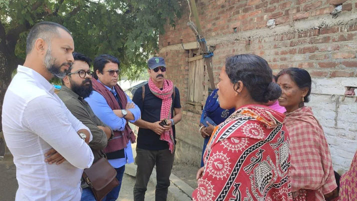 Actor Badsha Moitra, Devdut, heard the oppressed they reached furious Sandeshkhali