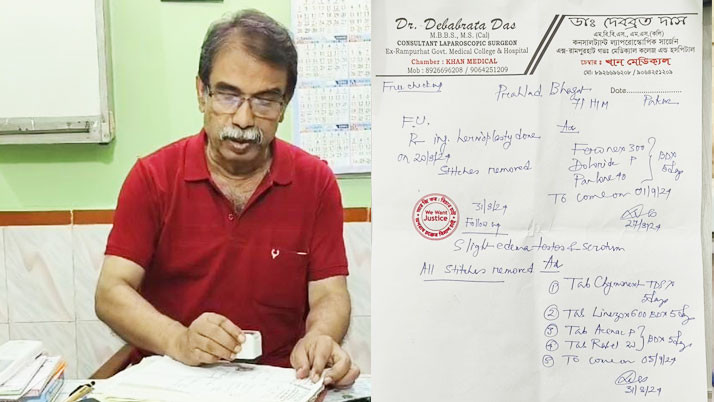 Stamp the prescription! Doctor's protest against RG tax case