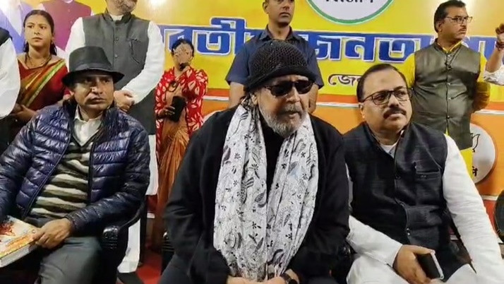 Chaos in Jamalpur Mithun Chakraborty's meeting bjp