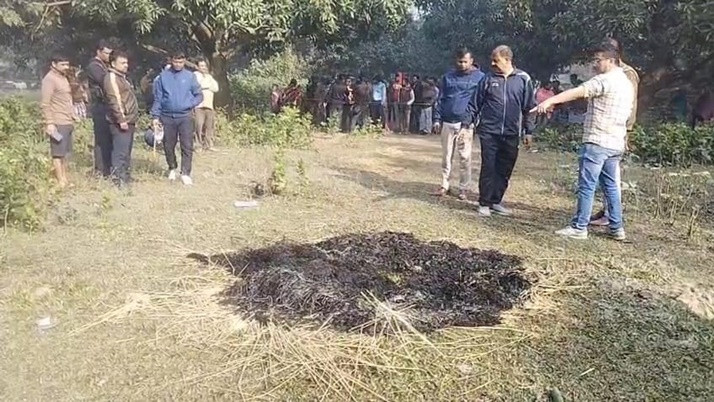 burning body found in Malda, police started investigation