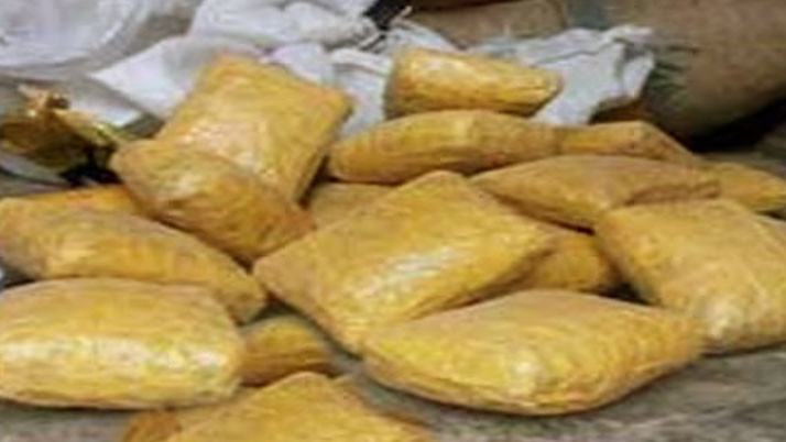 Brown sugar worth rupees fifty lakh recovered, waiting to be exchanged