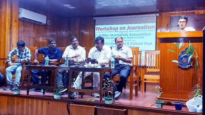 Journalism workshop organized by IJA in Burdwan