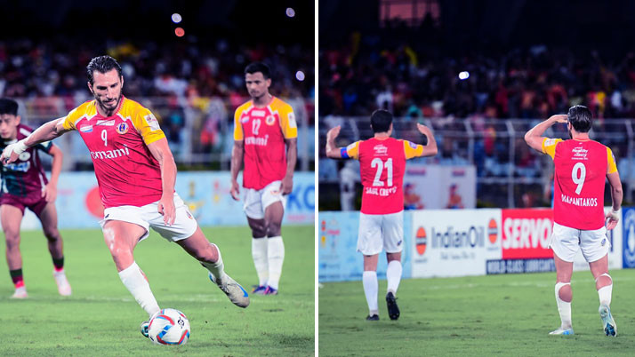 The colors of the derby are red and yellow! East Bengal thrash Mohun Bagan with a brace from Dimi to reach the Durand semifinal