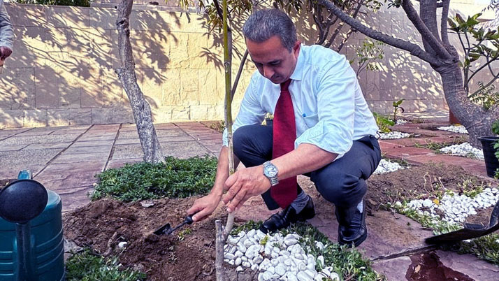 Kirti Vardhan Singh, India's representative at the Gaza peace conference