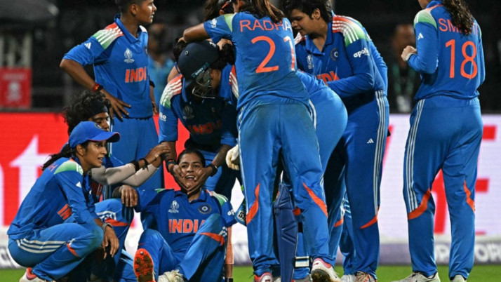 Indian women's cricket team wins world cup by defeating South Africa