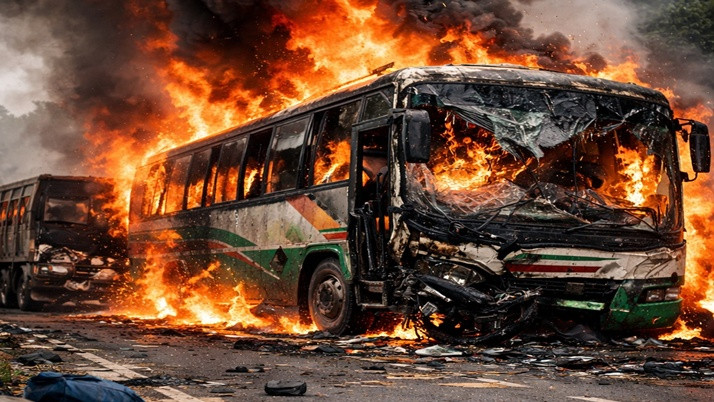 A tragic road accident occurred in Karnataka on Christmas morning, killing more than 10 people