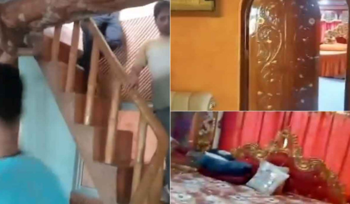 shivpur-trinamool-leader-shamim-luxury-house-secret-tunnel-police-raid-news