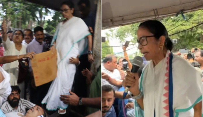 mamata-banerjee-kunal-ghosh-falls-ill-at-y-channel-dharna