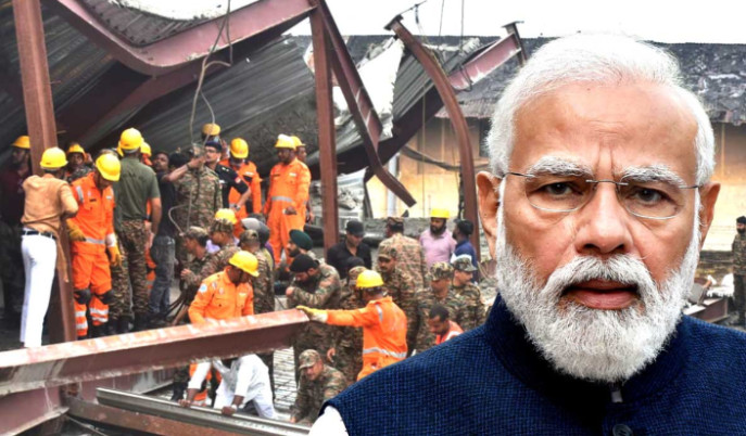 PM Modi on Taratala Godown Collapse