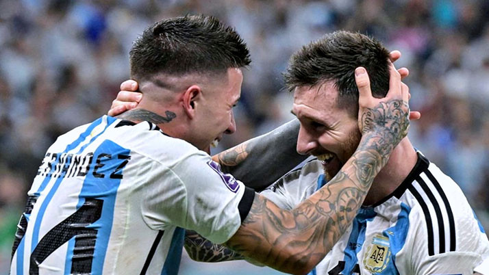 15-year-old Enzo's emotional letter to Messi goes viral again, becoming a focal point ahead of the World Cup final.