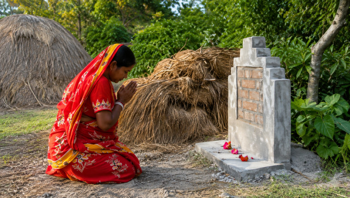 Memorial for fishermen killed in a tiger attack