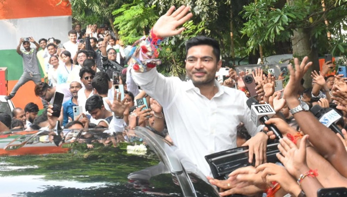 The police issued a notice for Abhishek Banerjee to appear at the police station