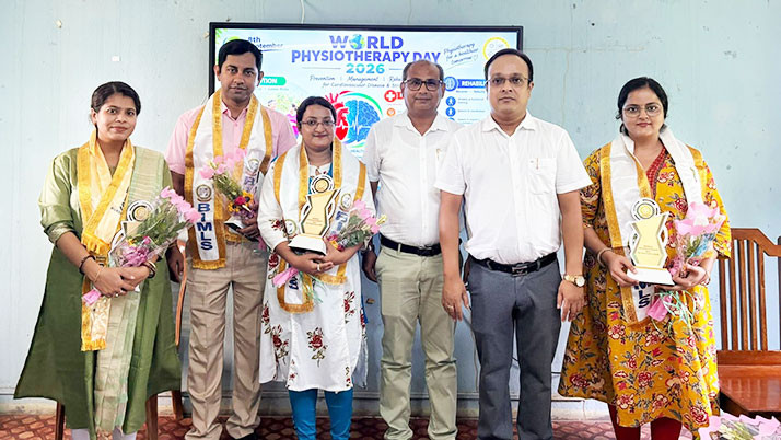 World Physiotherapy Day observed at BIMLS Physiotherapy College in Bardhaman.