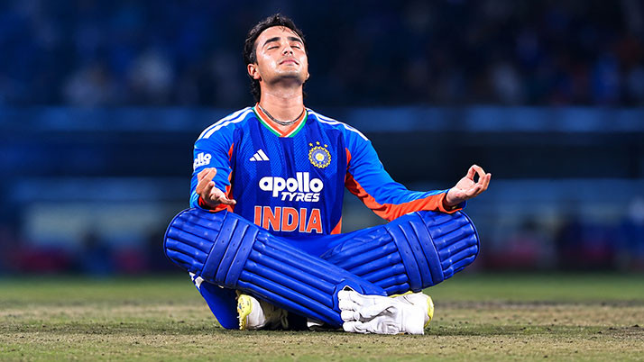 Afghanistan blown away by a focused Abhishek's storm; India wins by 127 runs.