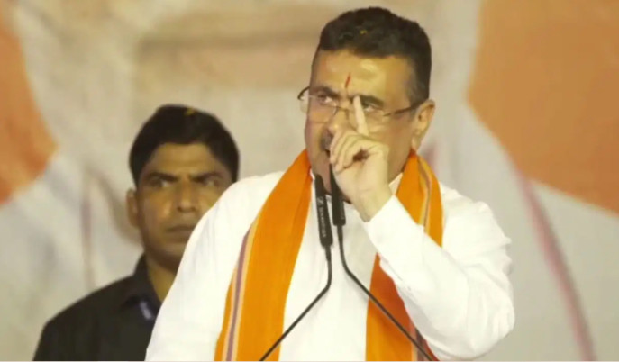 Suvendu Adhikari at nandigram