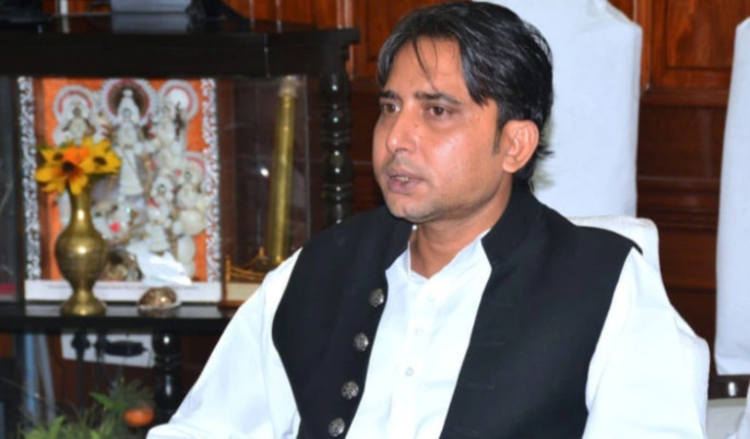 bayron-biswas-house-fire-murshidabad-sagardighi-mla