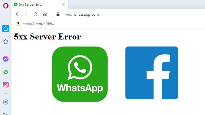 WhatsApp and Facebook services disrupted