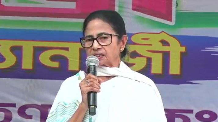 Mamata Banerjee has to travel by road