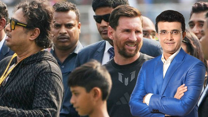 Following the Messi incident, Sourav Ganguly files an FIR at Lalbazar on charges of defamation.